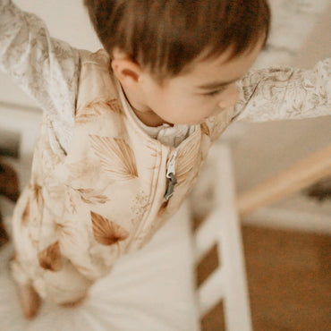 Bohemian Saco de dormir con pies Reversible T-M jersey algodón