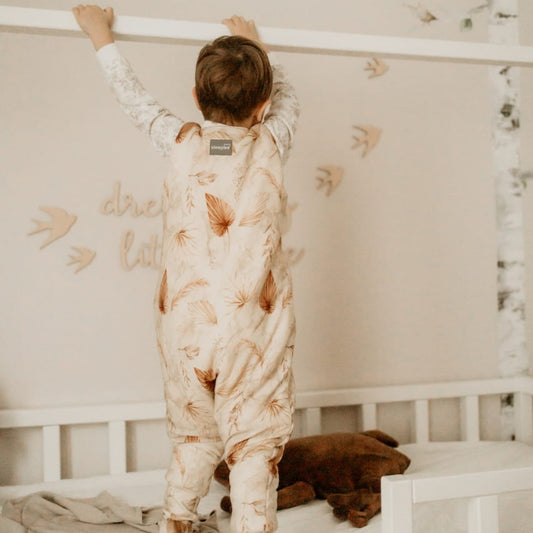 Bohemian Saco de dormir con pies Reversible T-S jersey algodón