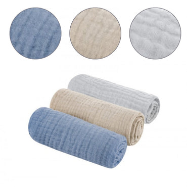 Natural Baby Pack 3 muselinas de algodón 30x30 cm