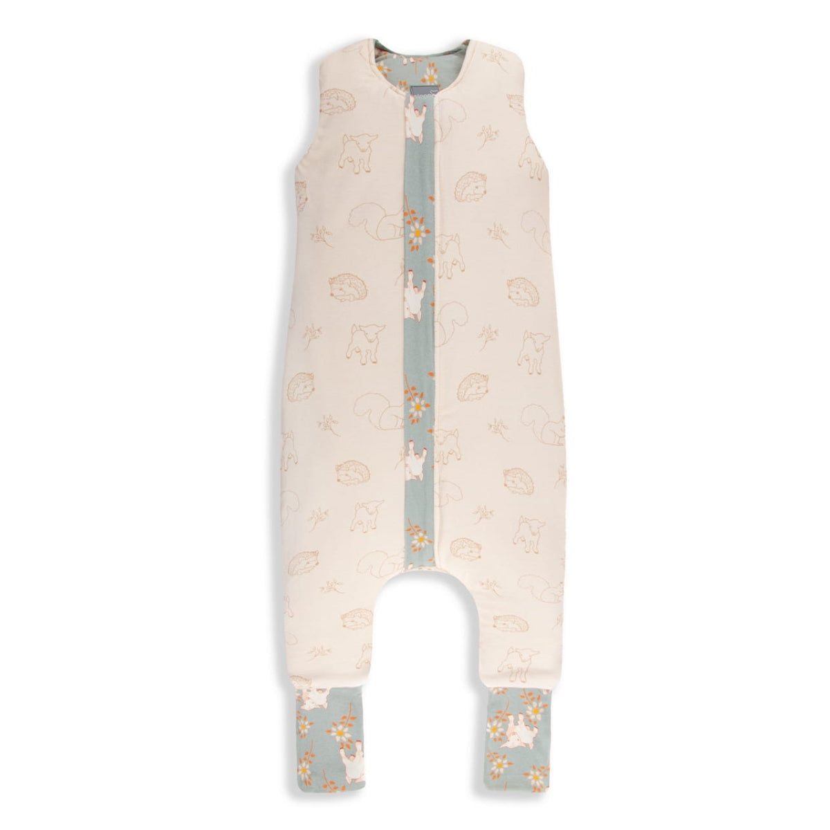 Vintage Animals Saco de dormir con pies Reversible T-M jersey algodón