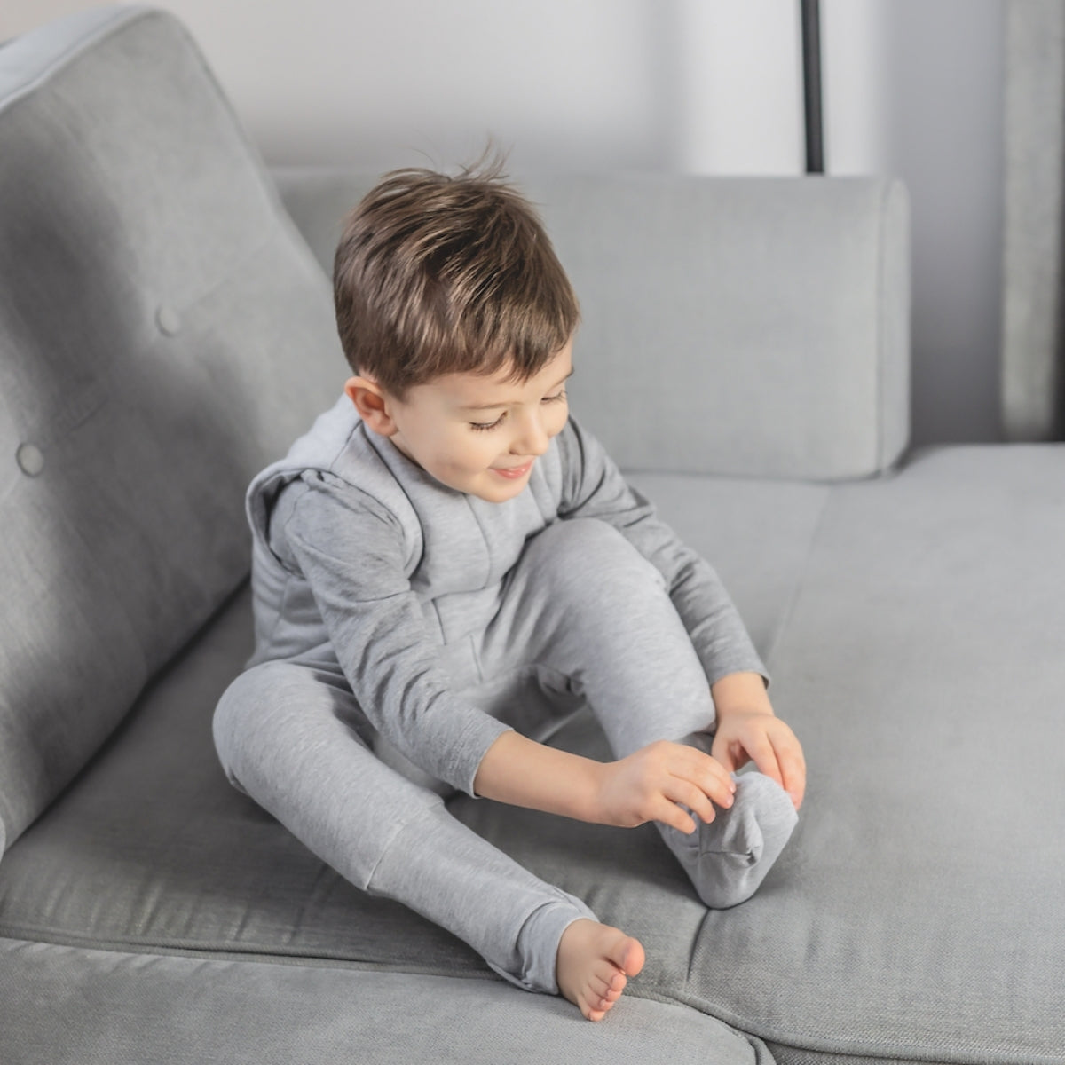 Vintage Animals Saco de dormir con pies Reversible T-M jersey algodón