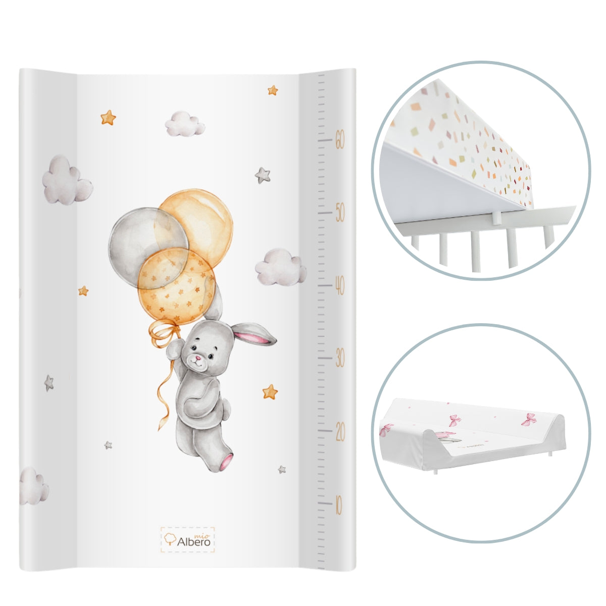 Basic Cambiador base rígida 70x47cm Cuna y Cómoda 2 en 1