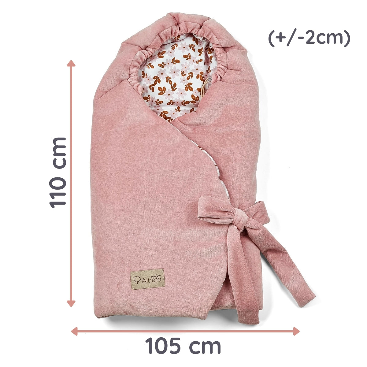 Cotton Color Saco portabebé invierno algodón-velour unviersal