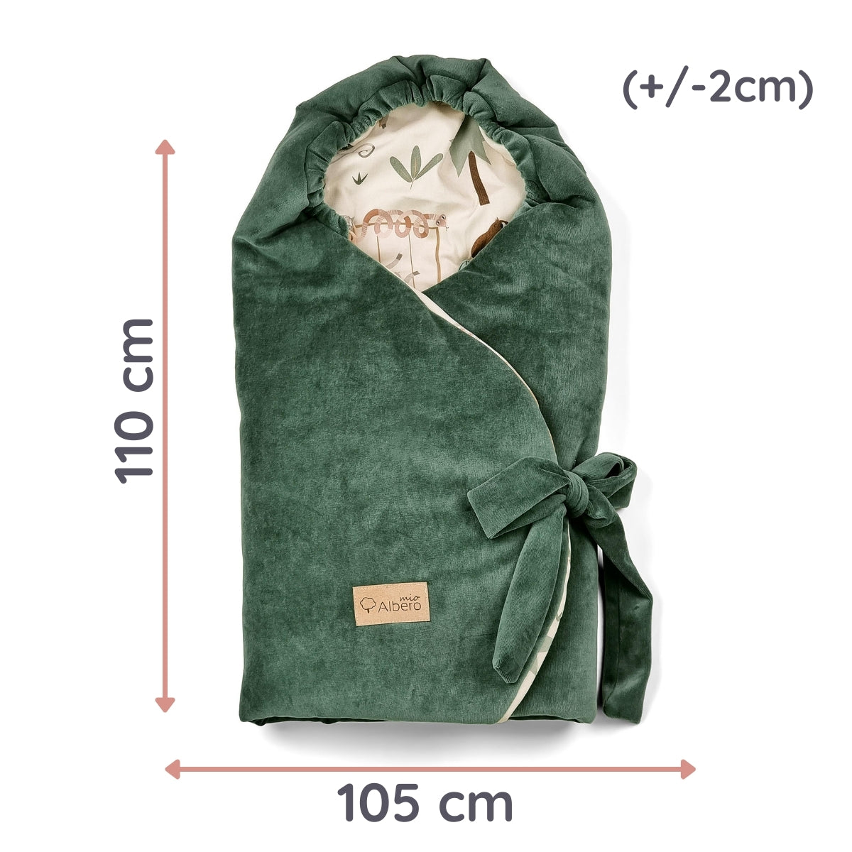 Cotton Color Saco portabebé invierno algodón-velour unviersal