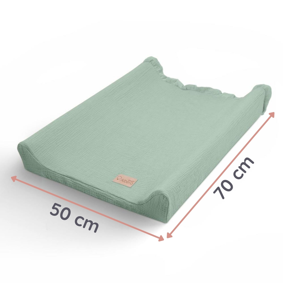 Cotton Color Funda de cambiador Muselia Algodón 100%