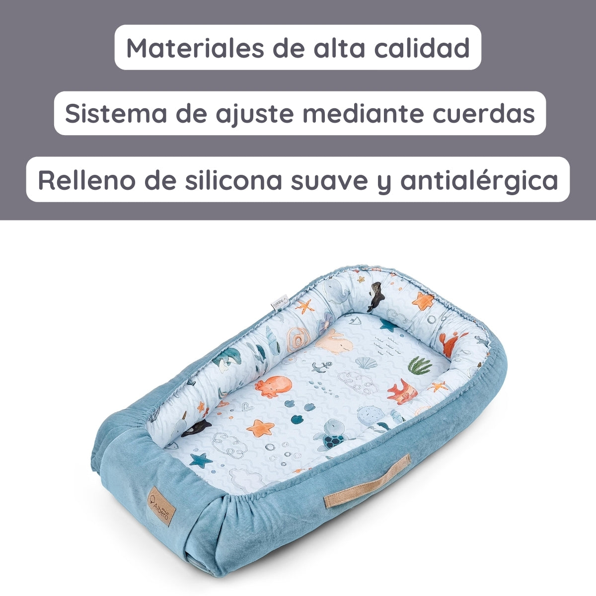 Cotton Color Cuna nido colecho bebé