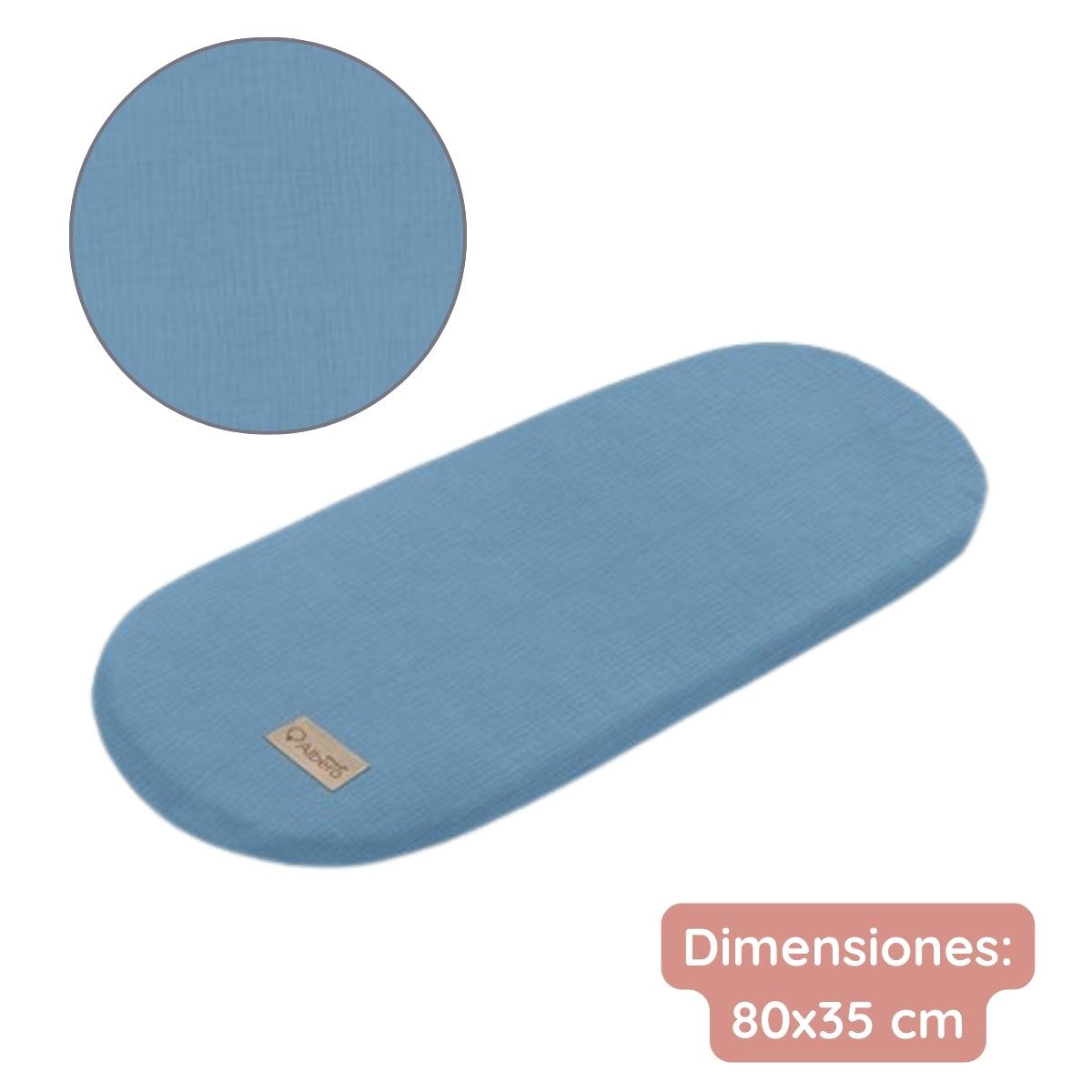 Cotton Color Pack 2 bajeras capazo algodón satinado y muselina