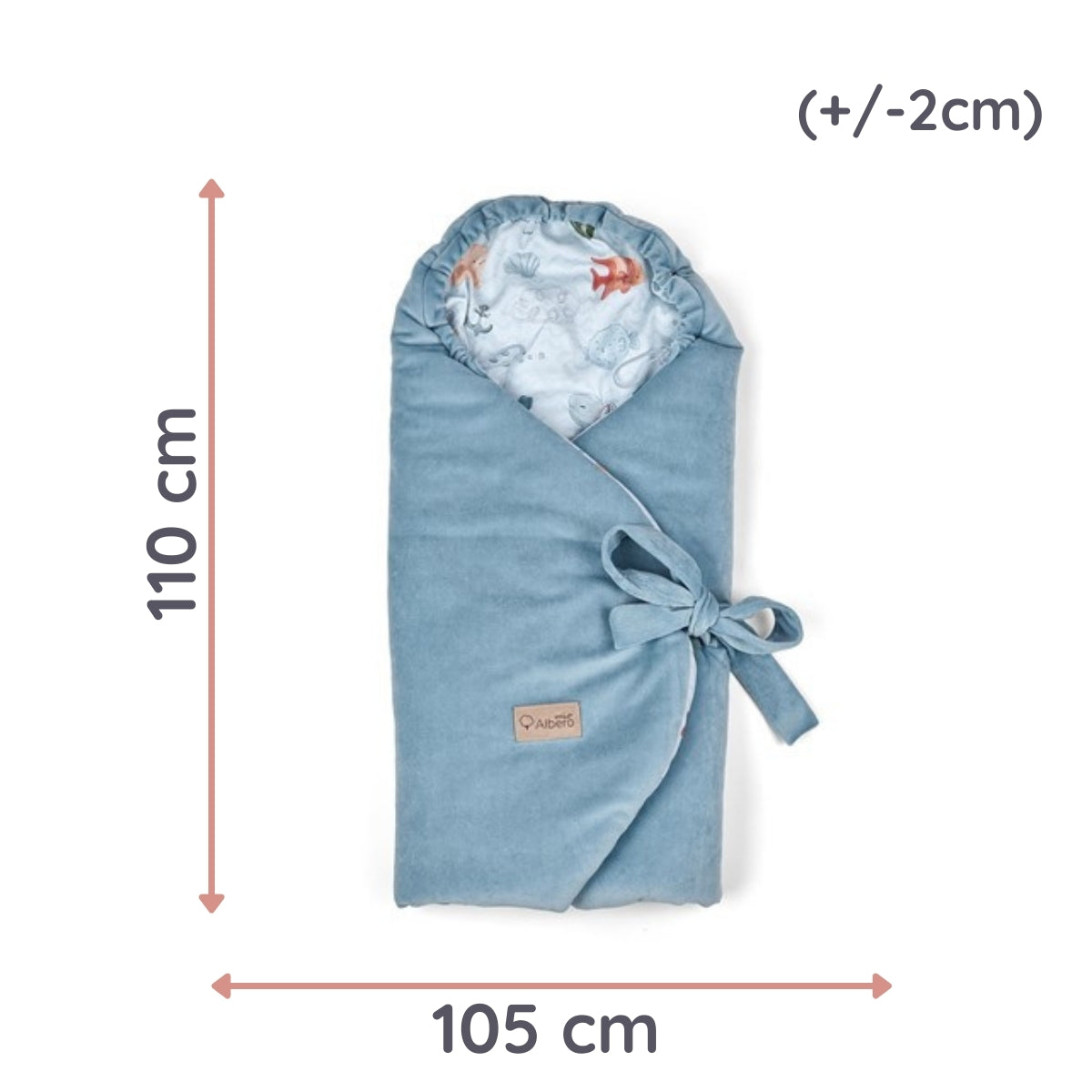 Cotton Color Saco portabebé invierno algodón-velour unviersal