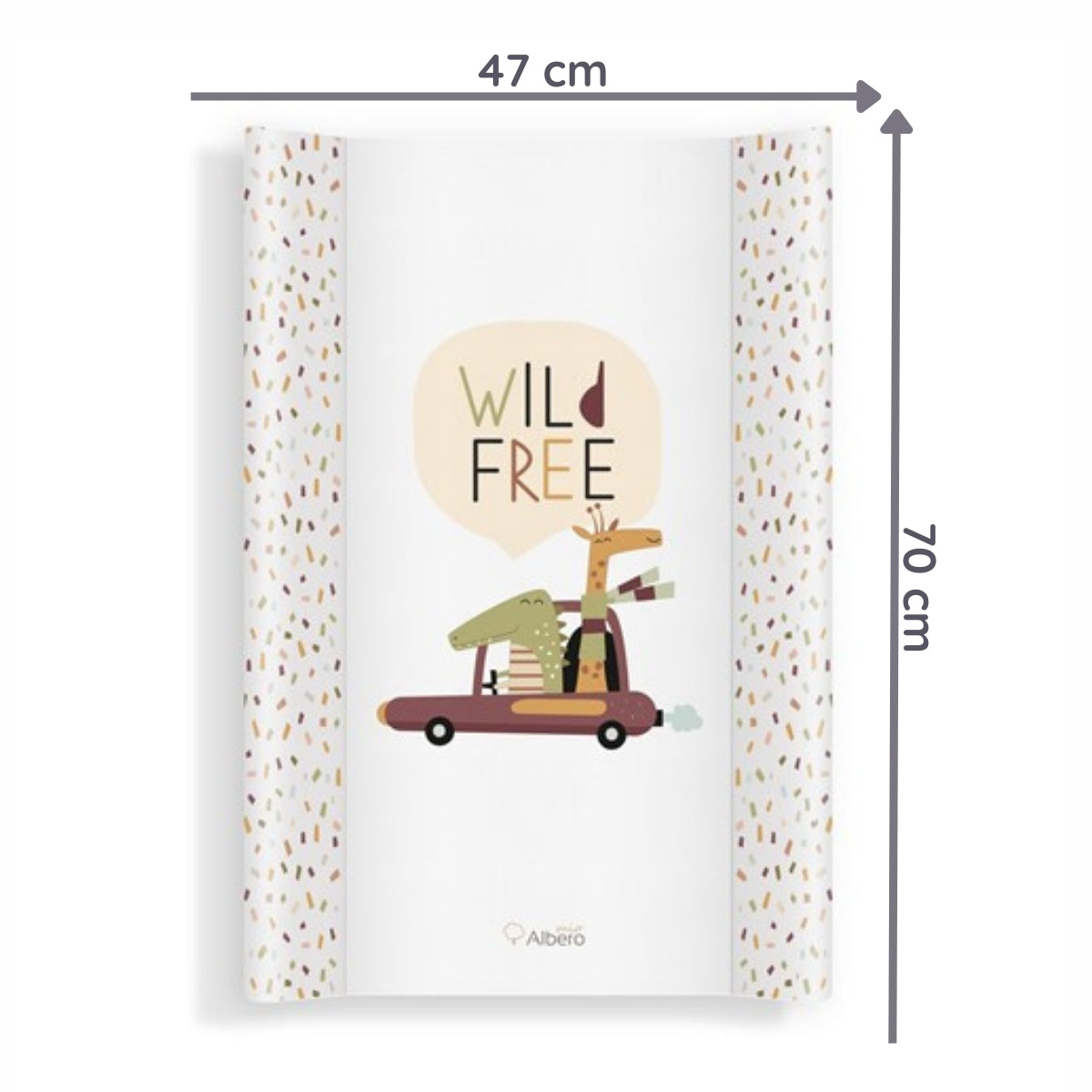 Basic Cambiador base rígida 70x47cm Cuna y Cómoda 2 en 1