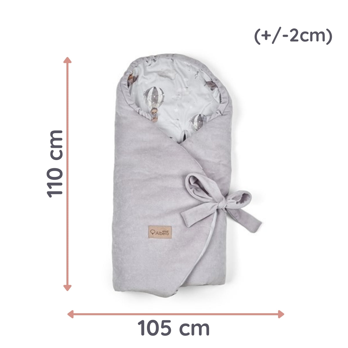 Cotton Color Saco portabebé invierno algodón-velour unviersal