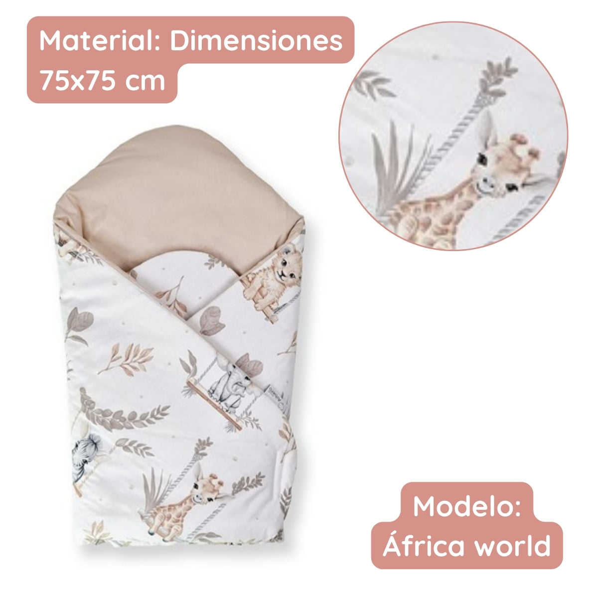 Colorful World Saco capazo arrullo bebé Colorful World