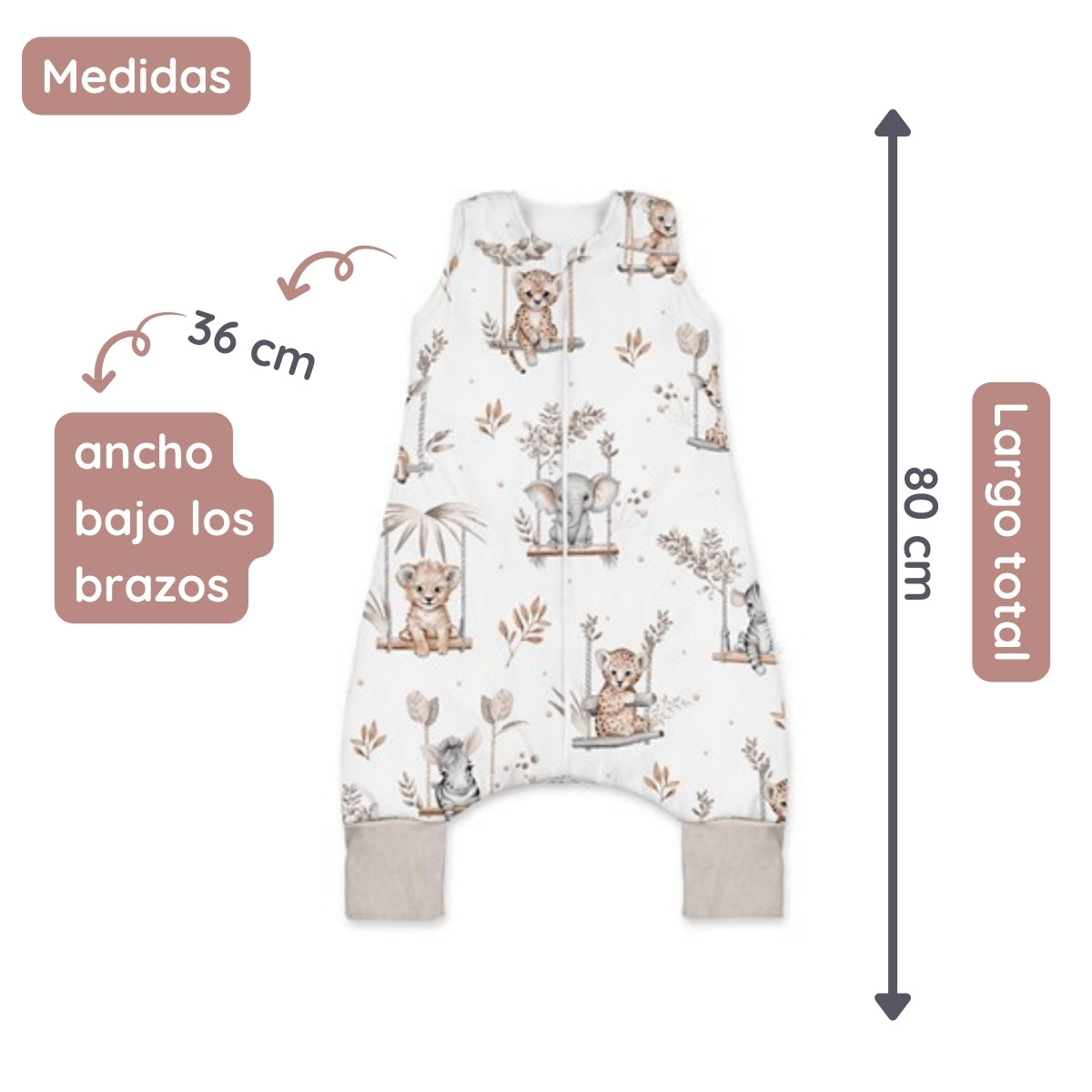 Colorful World Saco de dormir con patas 12 a 36 meses Colorful World