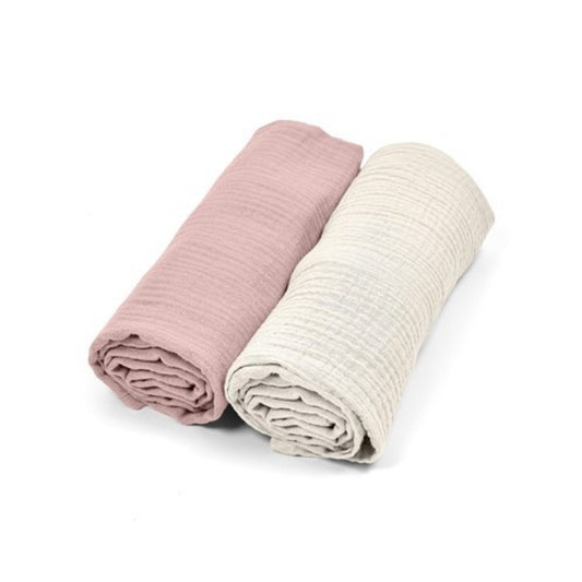 Cotton Color Pack 2 muselinas de algodón 70x70 para bebé Cotton Color