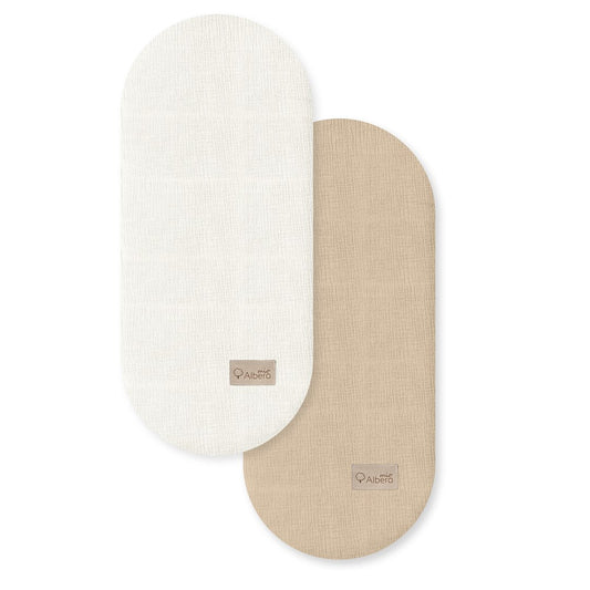 Cotton Color Pack 2 bajeras capazo muselina Cotton