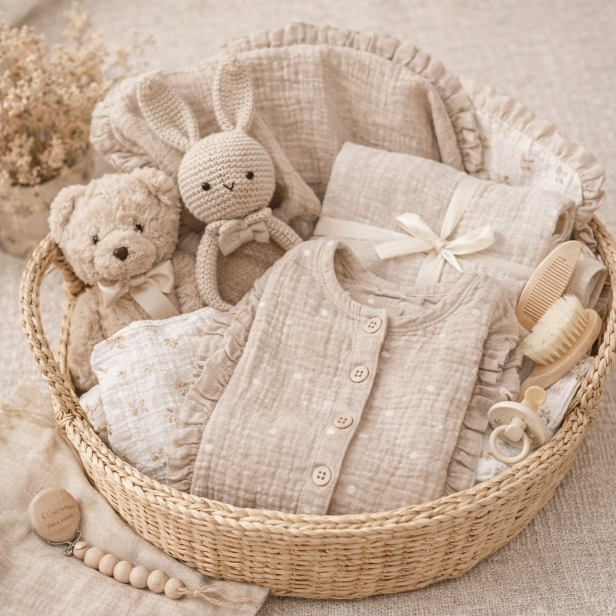 Colorful World Manta de bebé doble Muselina Wild Flowers