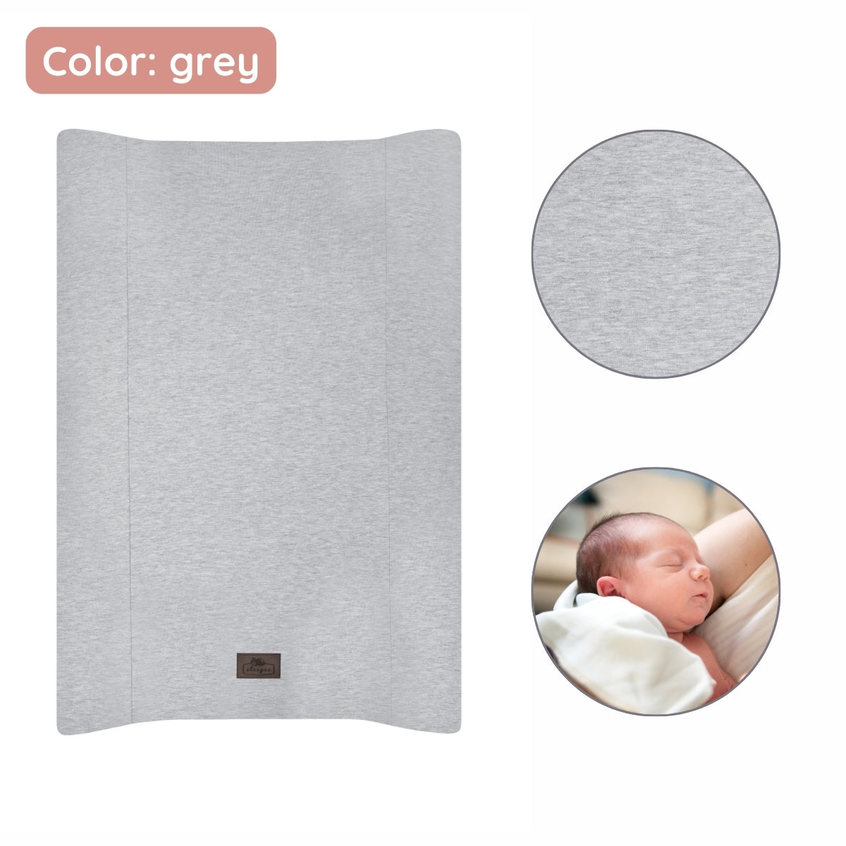 Melange Funda de cambiador universal de algodón Melange