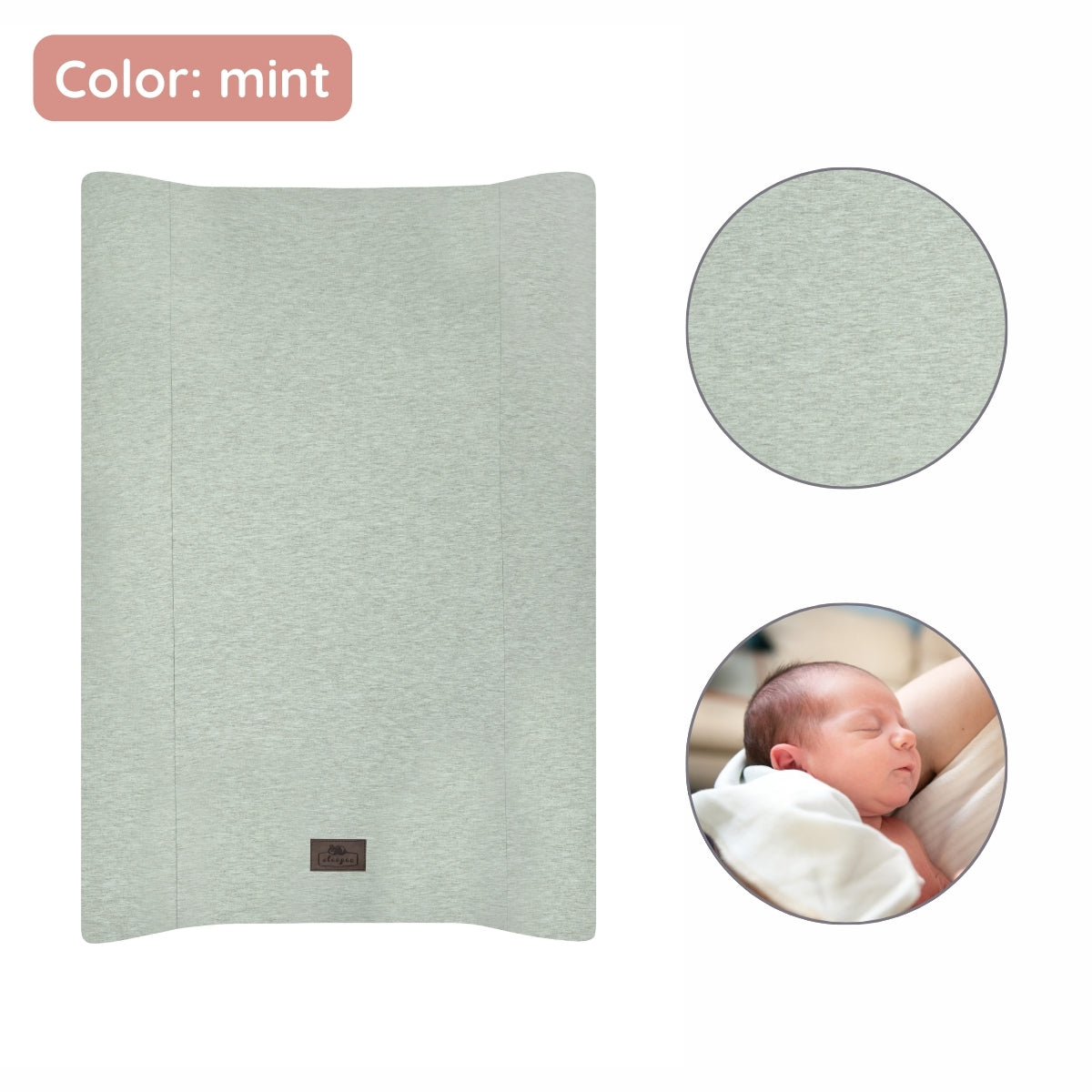 Melange Funda de cambiador universal de algodón Melange