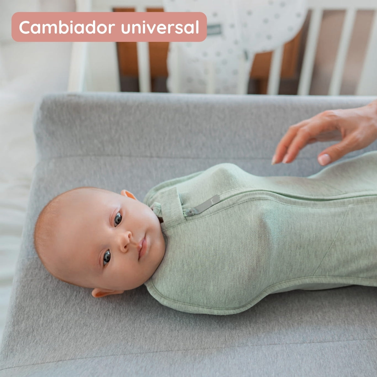 Melange Funda de cambiador universal de algodón Melange