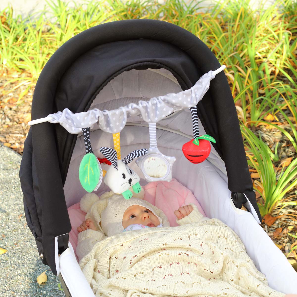 Babyono Juguete para cochecito de bebé