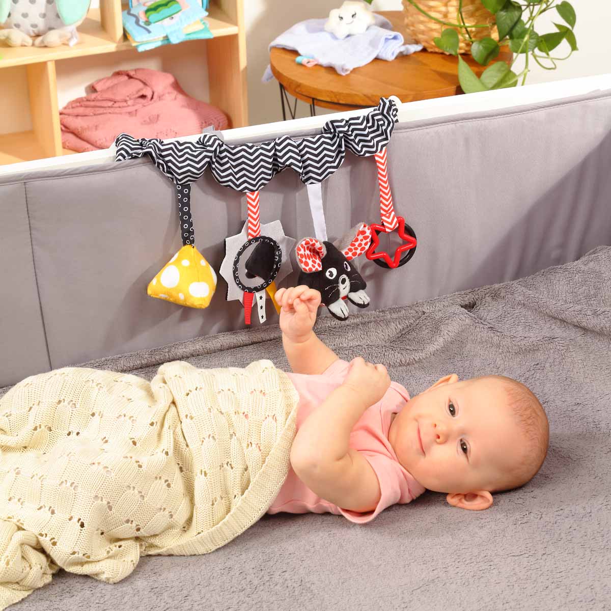 Babyono Juguete para cochecito de bebé
