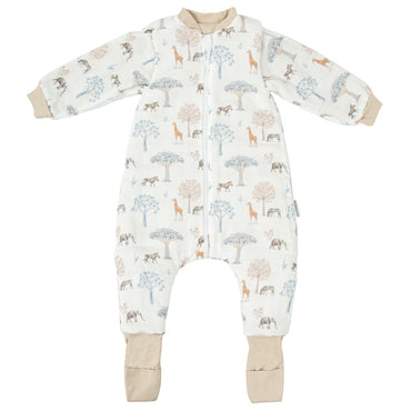 Tanzania Saco pijama con pies y mangas extraíbles 75 cm