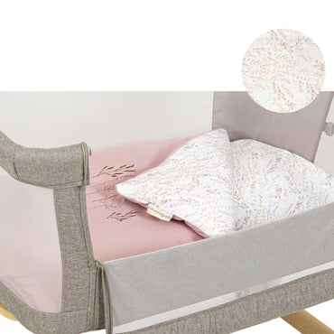 Niza minicuna colecho efecto madera con funda nórdica