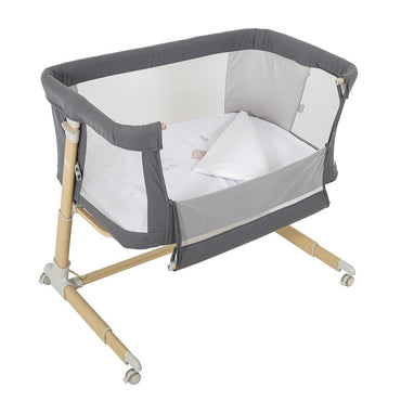 Jolie minicuna colecho efecto madera con funda nórdica