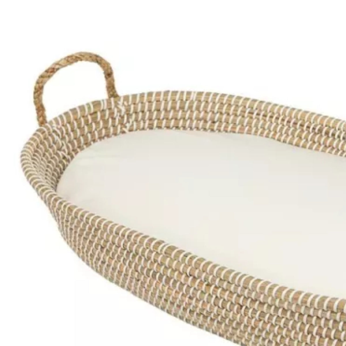 Cambiador de mimbre con colchón 40x80 cm