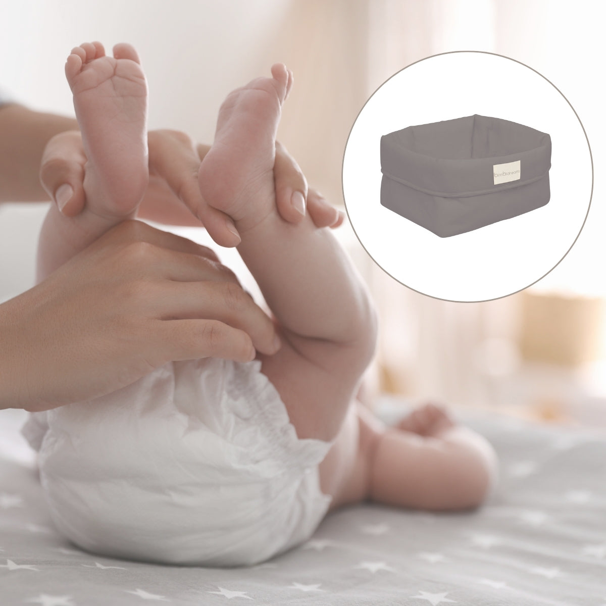 Noe cesta organizadora canastilla para bebé