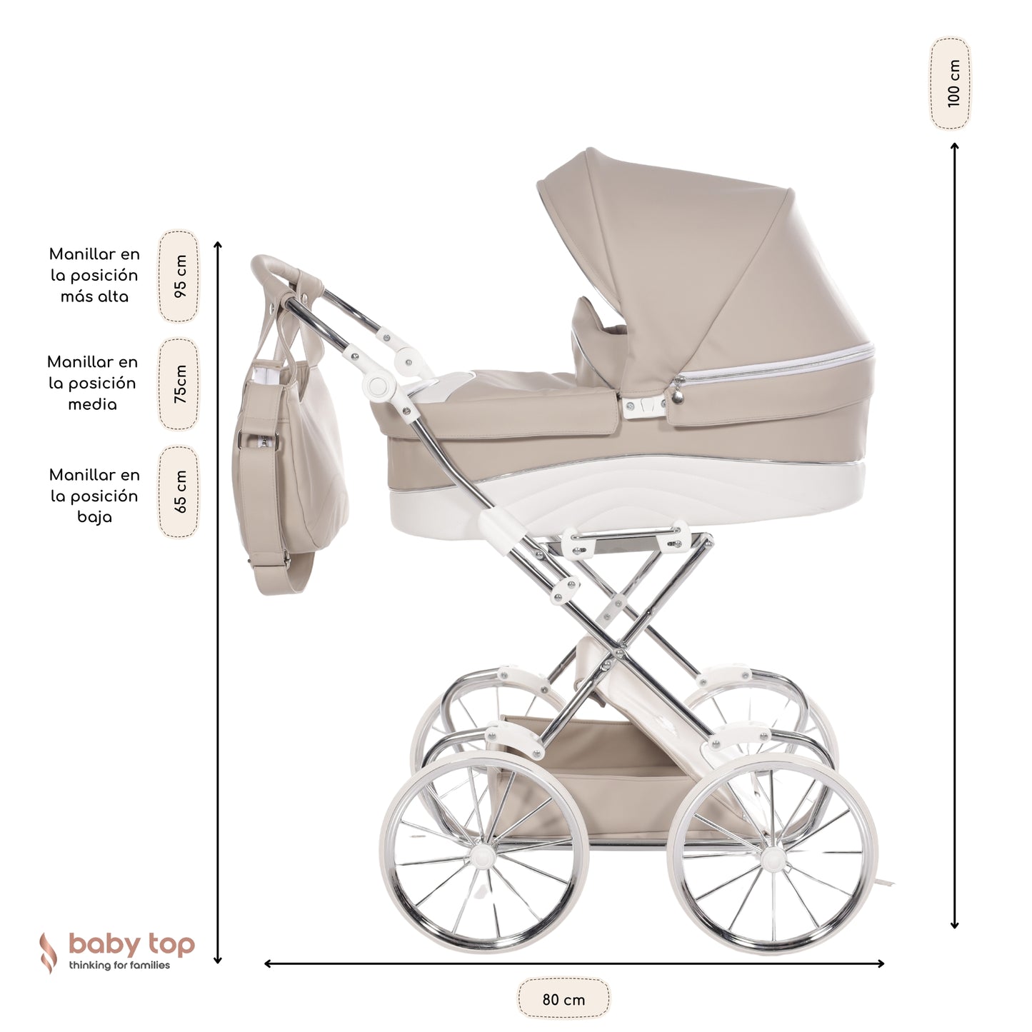 Carro de muñecas Lulla Maxi Classic Junama