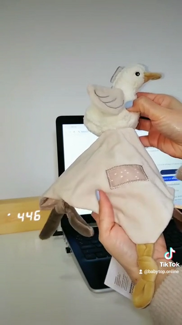 Babyono Dou dou peluche de apego Ganso Zoe