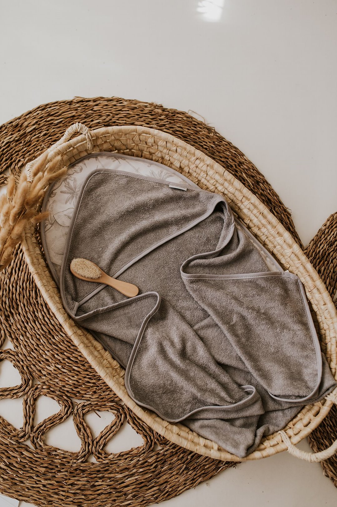 Boho & Love Capa de baño 90% Rizo Bambú 80x80 cm