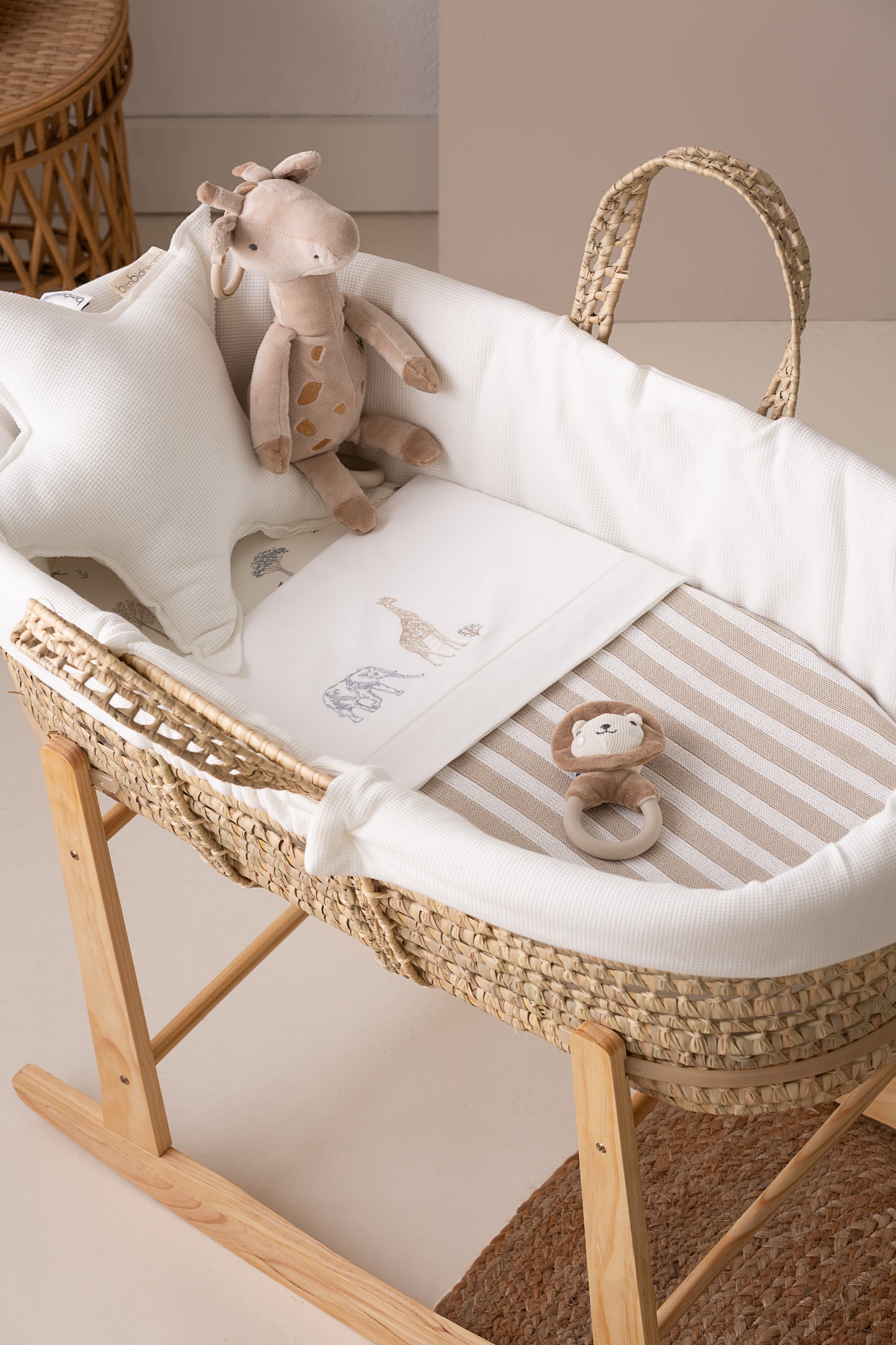 Tanzania sábana bajera ajustable punto algodón