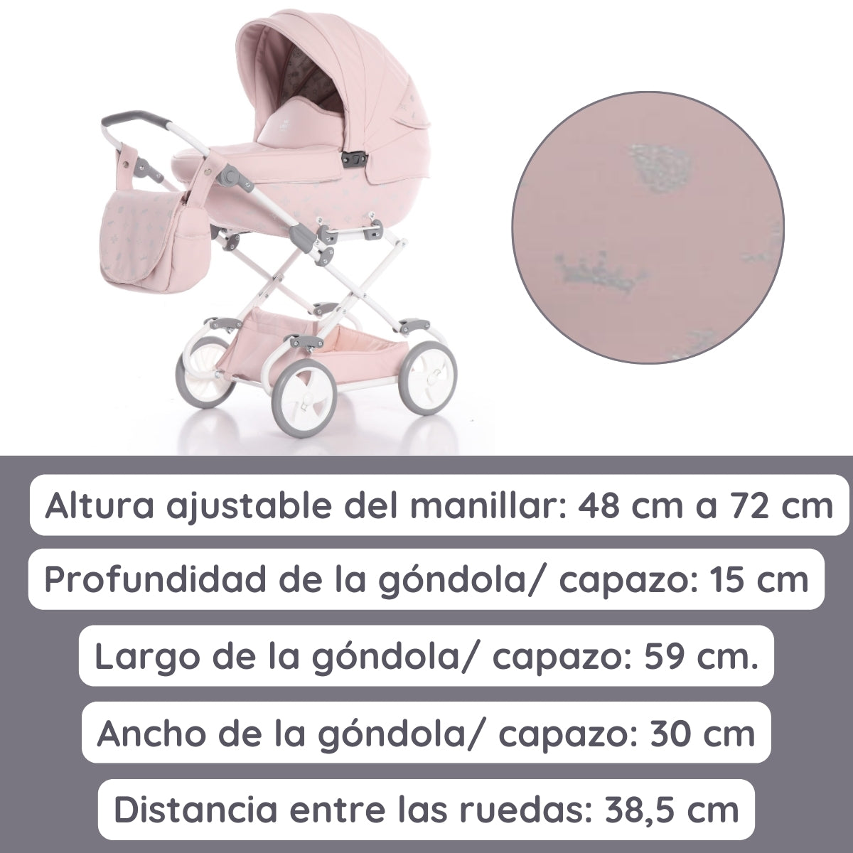 Junama Carro de muñecas Imperial