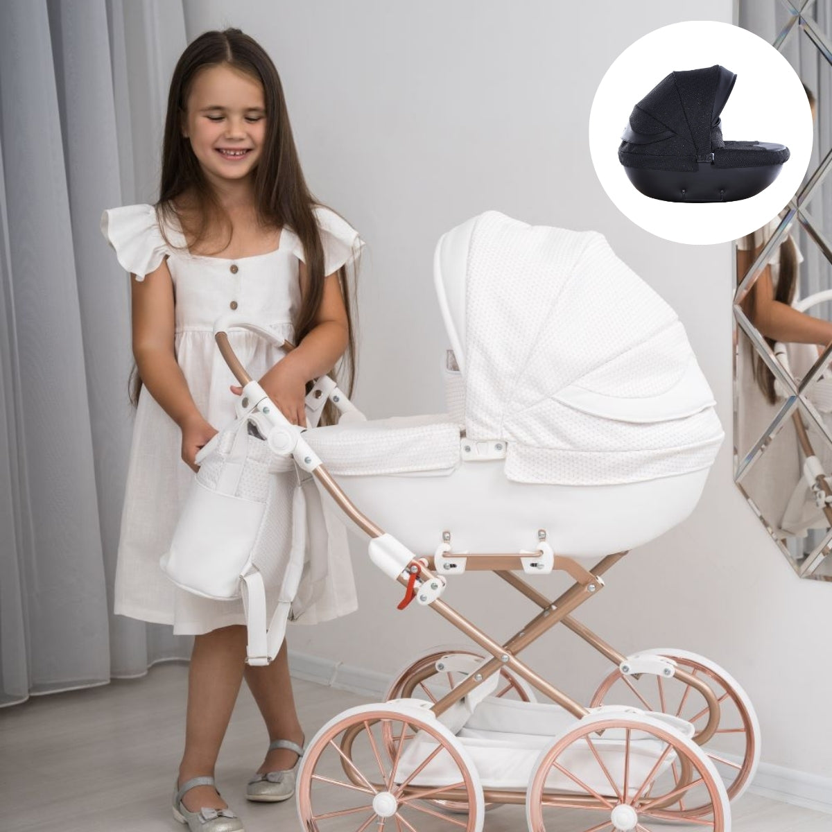 Junama Carro de muñecas Dolce Classic