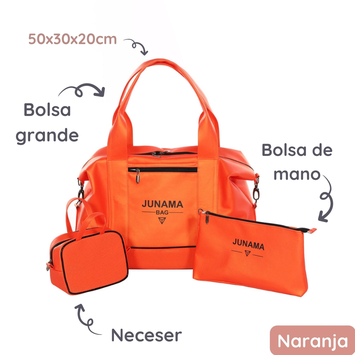 Junama Bolso maternal clinica Big Bag baby top