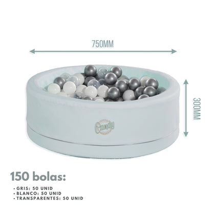 Junama Piscina de bolas polipiel Candy
