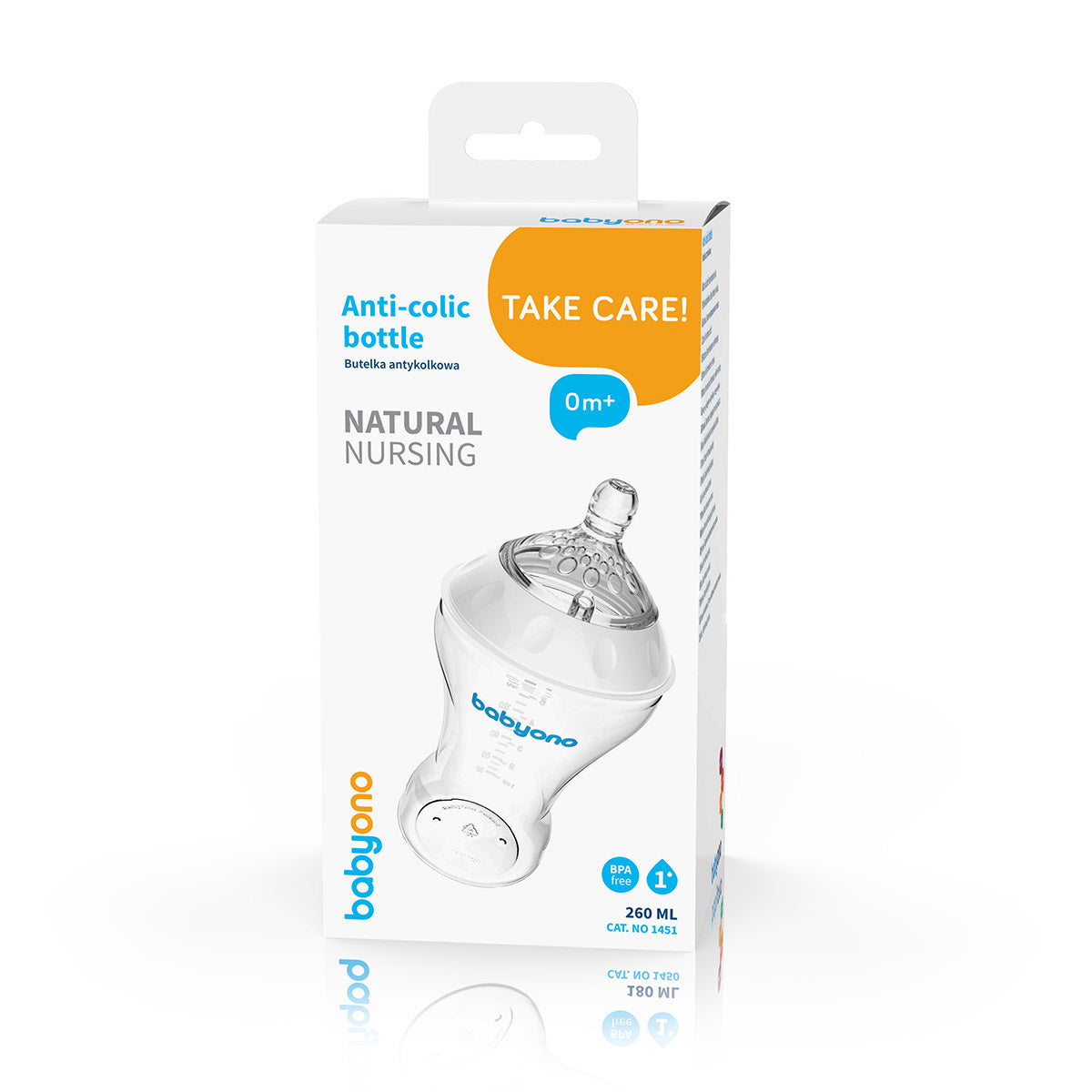 Babyono Biberón anticólico imitación pecho Natural Nursing