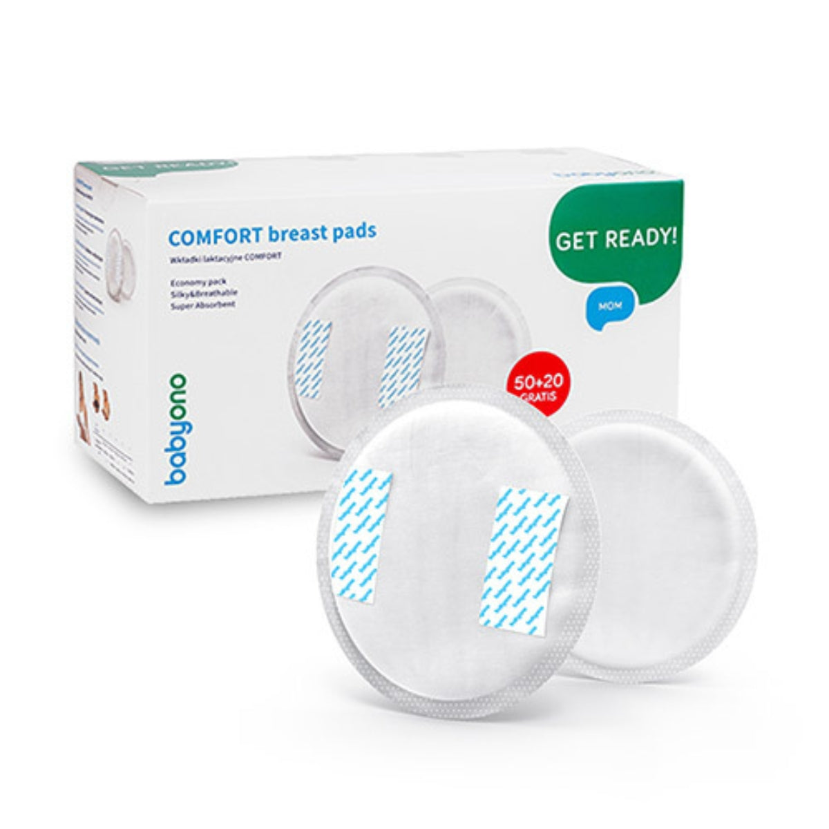 Babyono Discos de lactancia materna Confort
