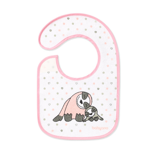 Babyono Baberos de rizo 19x29 cm I EAT AND I GROW - surtidos
