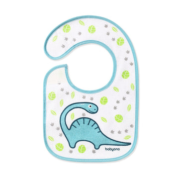 Babyono Baberos de rizo 19x29 cm I EAT AND I GROW - surtidos