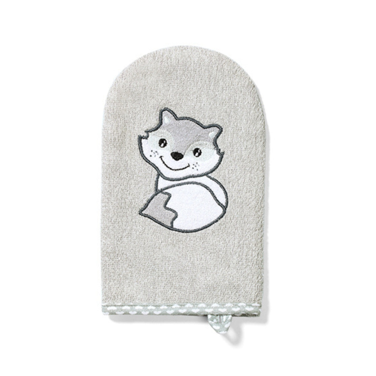 Babyono Manopla de bamboo y algodón para bebés
