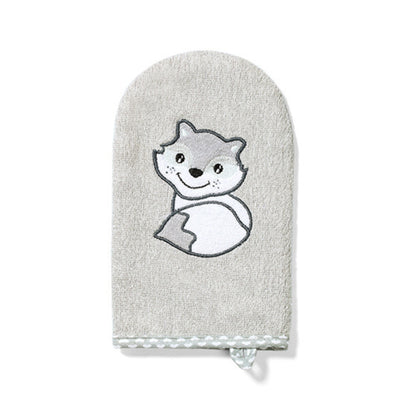 Babyono Manopla de bamboo y algodón para bebés