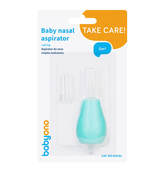 Babyono Aspirador nasal de pera Mint