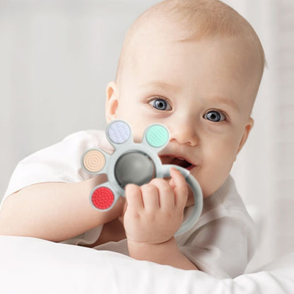 Babyono Sonajero mordedor texturas Grey