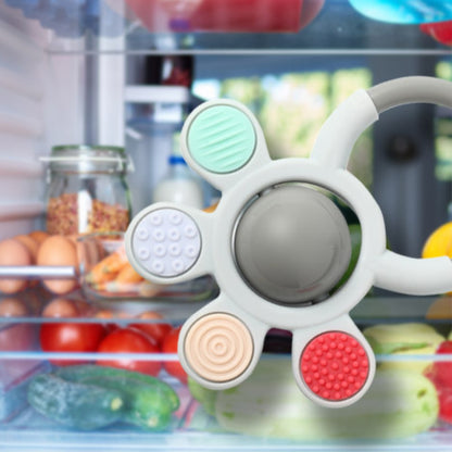 Babyono Sonajero mordedor texturas Grey