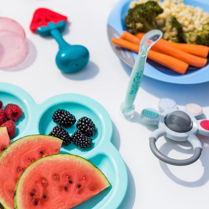 Babyono Sonajero mordedor texturas Grey