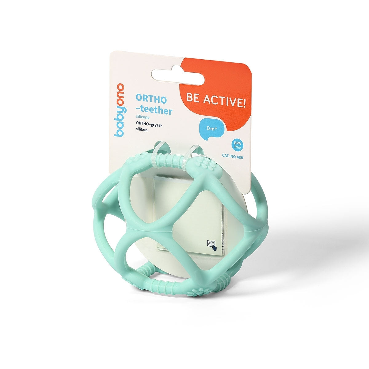 Babyono Mordedor de silicona pelota ergonomica
