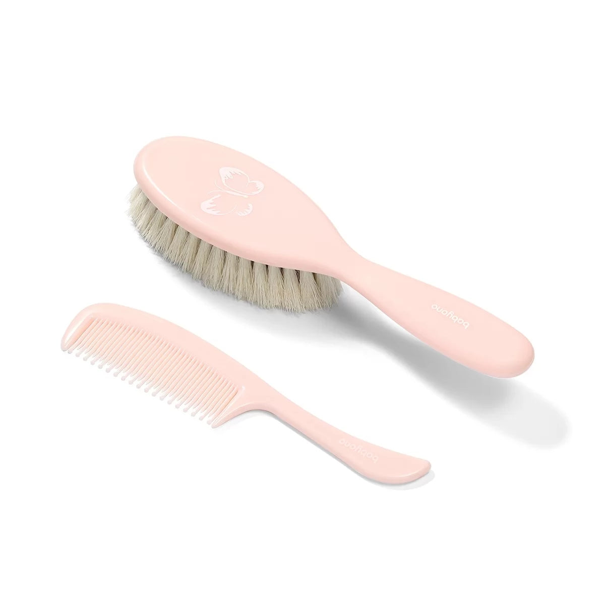 Babyono Set Cepillo y Peine con cerdas naturales extra suaves