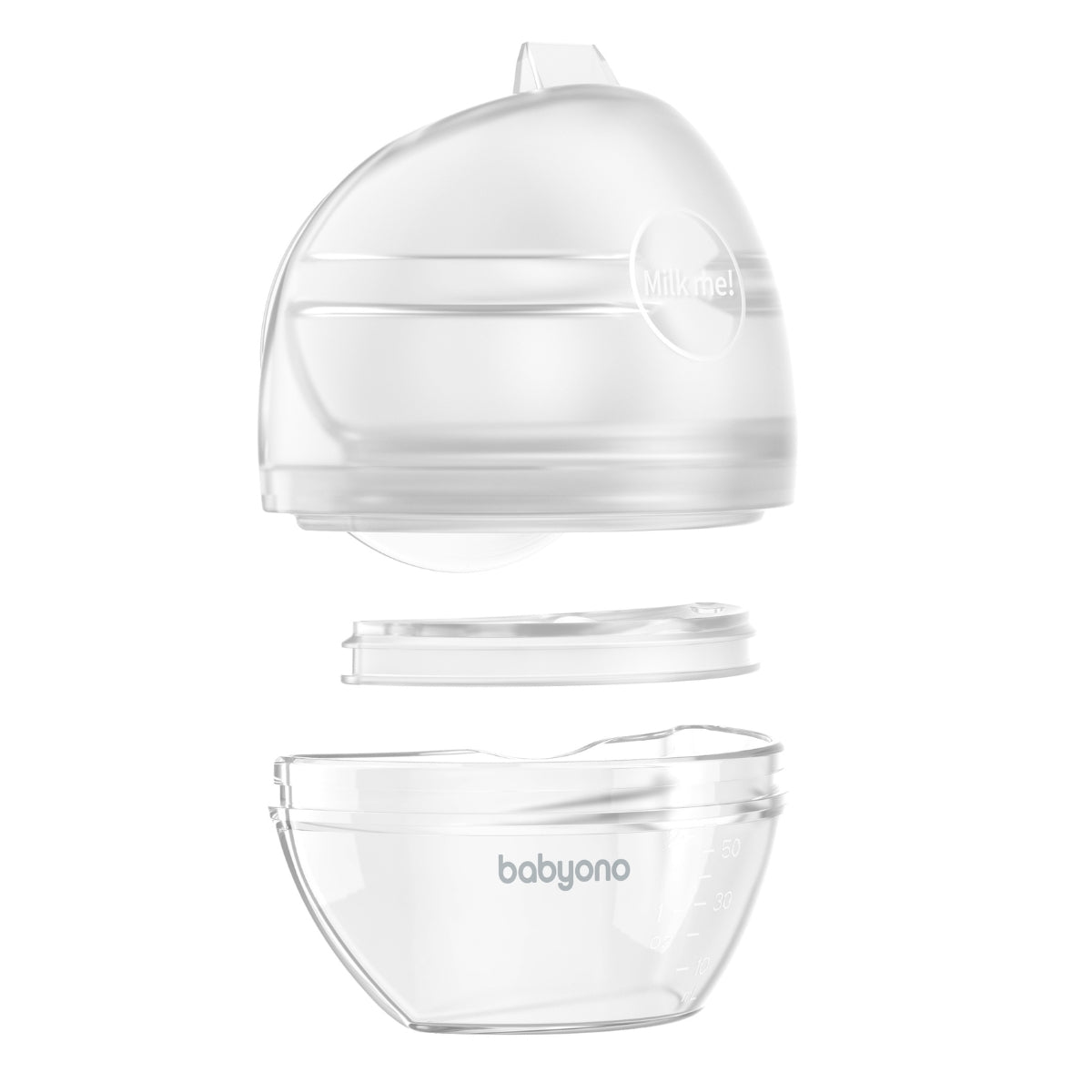 Babyono Sacaleches manual colector Milk Me 100% silicona 60ml